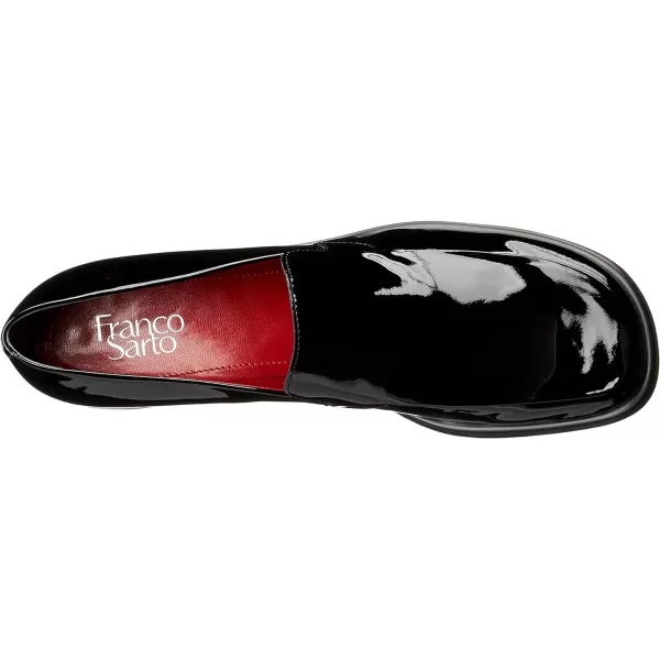 Franco Sarto Womens Bocca SlipOn LoaferBlack Patent