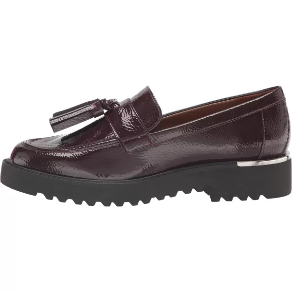 Franco Sarto Womens Carolynn Lug Sole LoaferBurgundy Patent