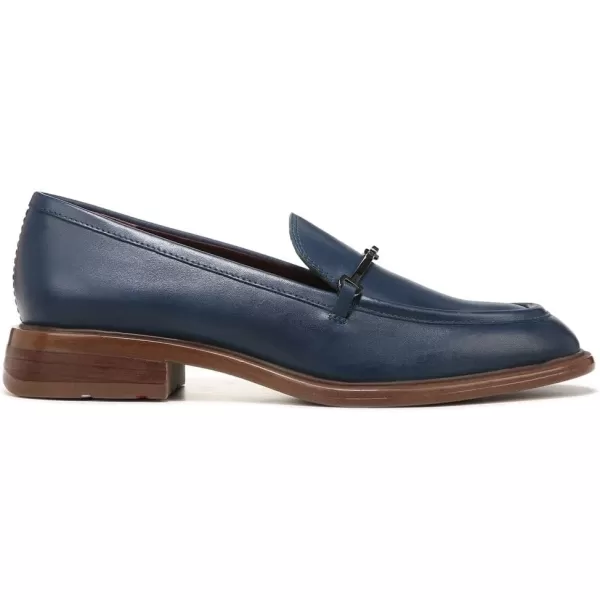 Franco Sarto Womens EDA Classic Slip on LoaferNavy Leather