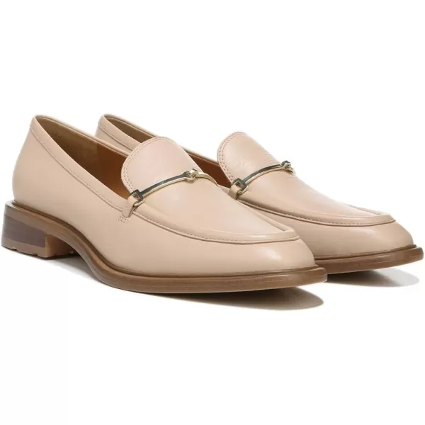 Franco Sarto Womens EDA Classic Slip on LoaferOyster Beige Leather