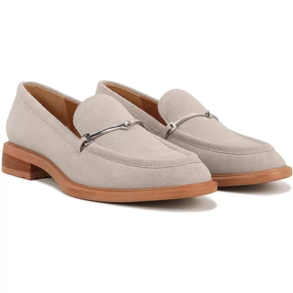 Franco Sarto Womens EDA Classic Slip on LoaferPebble Grey Suede