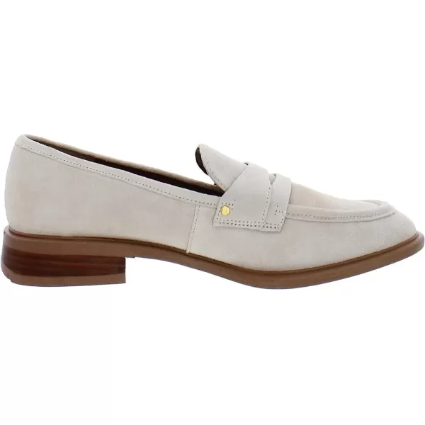 Franco Sarto Womens Edith Slip on LoafersEcru White Suede