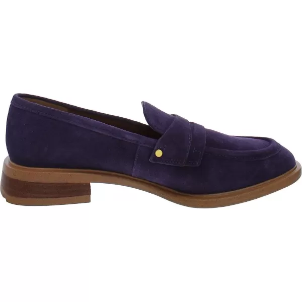 Franco Sarto Womens Edith Slip on LoafersPlum Purple Suede