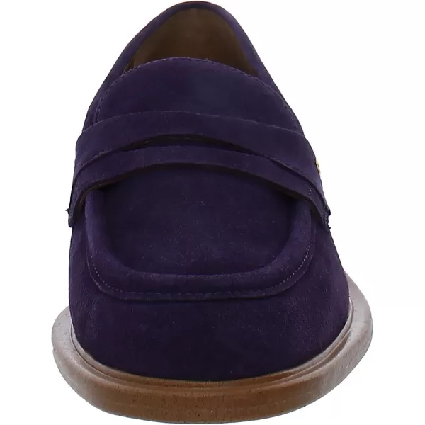 Franco Sarto Womens Edith Slip on LoafersPlum Purple Suede