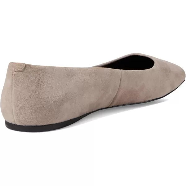 Franco Sarto Womens Flexa Amaya Square Toe Ballet FlatGrey Suede