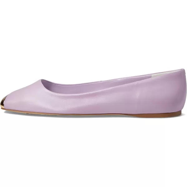 Franco Sarto Womens Flexa Amaya Square Toe Ballet FlatSoft Orchid Purple Leather