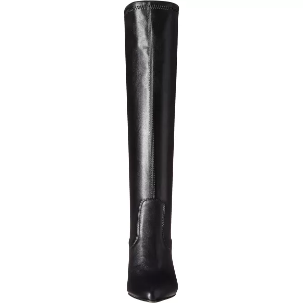 Franco Sarto Womens Katherine Pointed Toe Knee High BootsBlack Stretch Leather