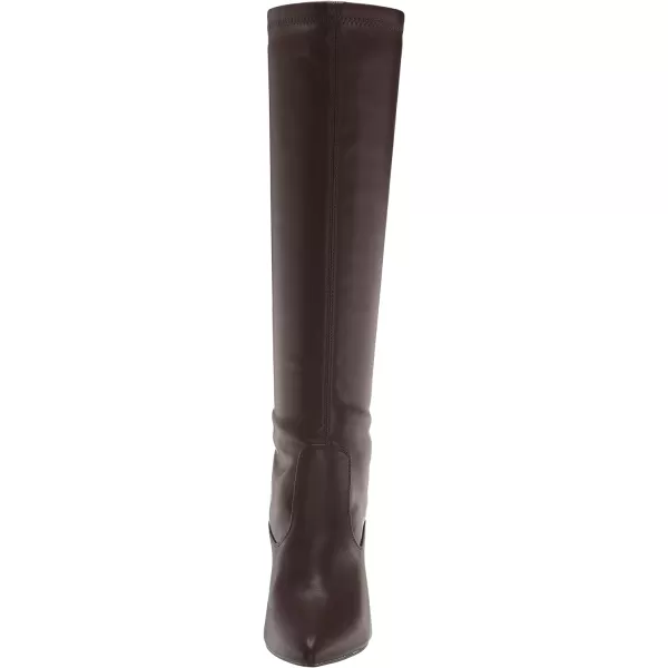 Franco Sarto Womens Katherine Pointed Toe Knee High BootsBrown Faux Leather