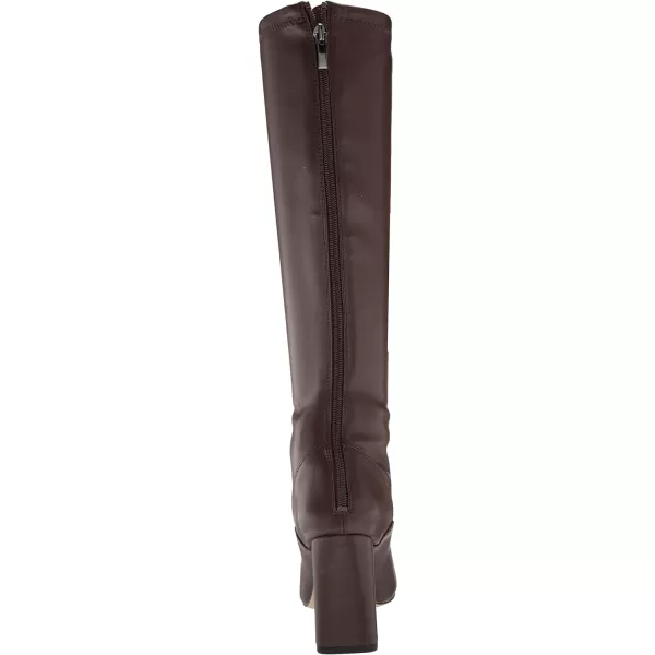 Franco Sarto Womens Katherine Pointed Toe Knee High BootsBrown Faux Leather