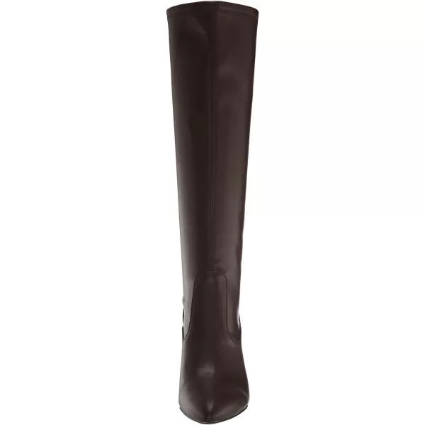 Franco Sarto Womens Katherines Knee High BootBrown Faux Leather