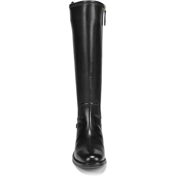 Franco Sarto Womens Merina Knee High Riding BootsBlack Stretch Wide Calf