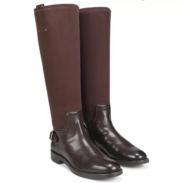 Franco Sarto Womens Merina Knee High Riding BootsCastagno Brown Stretch