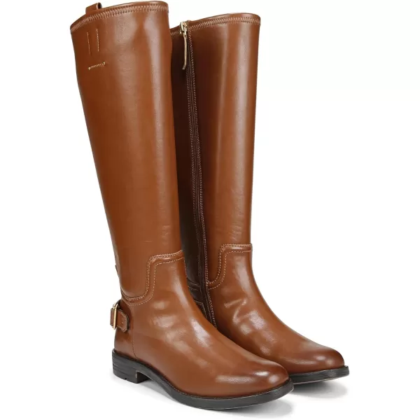 Franco Sarto Womens Merina Knee High Riding BootsCognac Brown Stretch