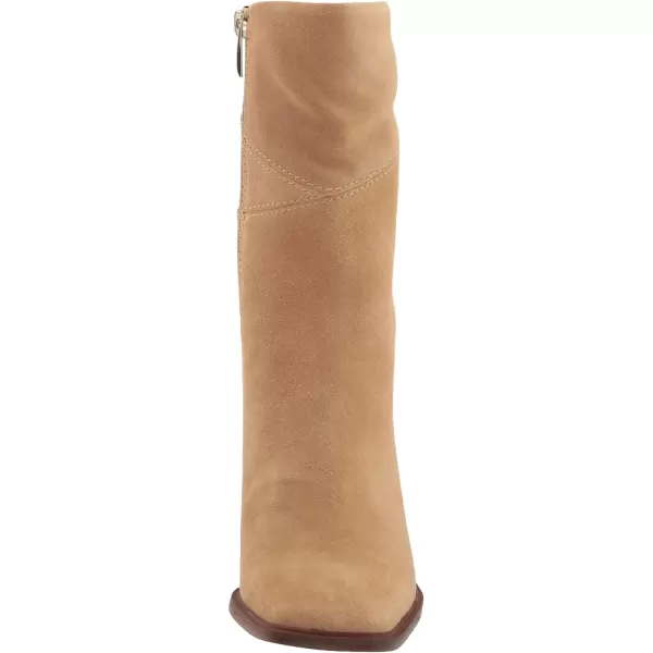 Franco Sarto Womens Stevie Mid Calf BootCookie Tan Suede