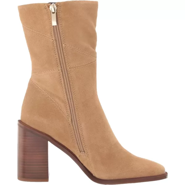 Franco Sarto Womens Stevie Mid Calf BootCookie Tan Suede