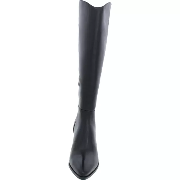 Franco Sarto Womens Ticada Pointed Toe Knee High BootBlack Leather