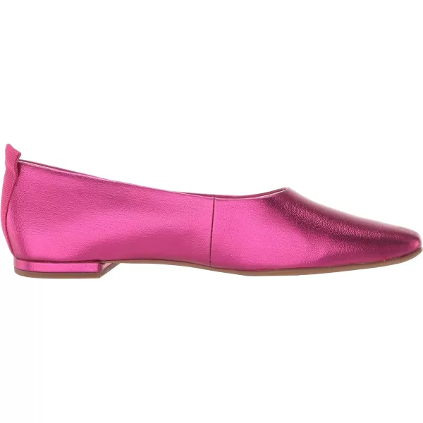 Franco Sarto Womens Vana Slip on Ballet FlatPink Metallic