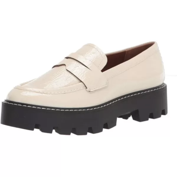 Franco Sarto Womens Balin Lug Sole Chunky LoaferPutty White