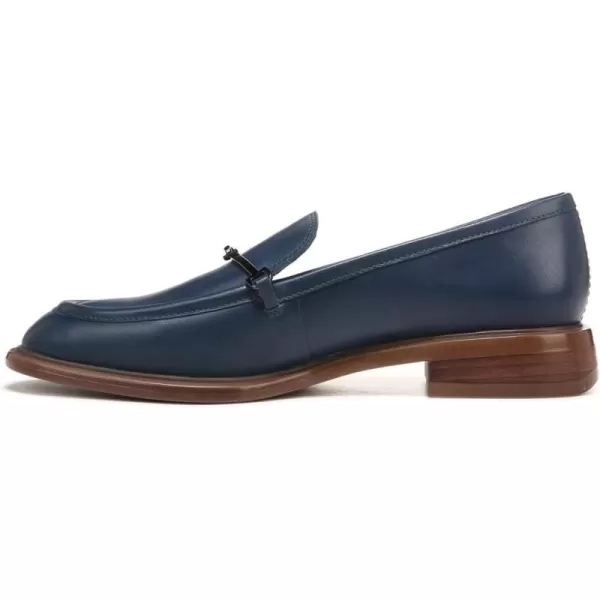 Franco Sarto Womens EDA Classic Slip on LoaferNavy Leather