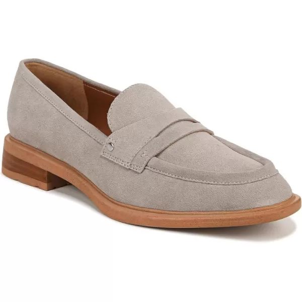 Franco Sarto Womens Edith Slip on LoafersPebble Grey Suede