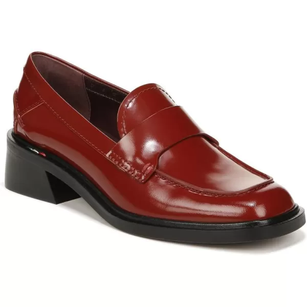 Franco Sarto Womens Gabriella Round Toe LoaferClaret Red Leather