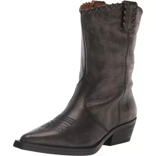 Franco Sarto Womens Lance Mid Calf BootsBlack Leather