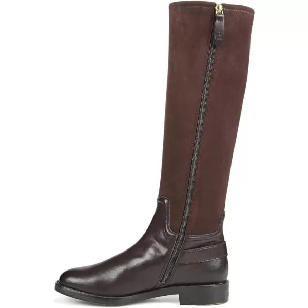 Franco Sarto Womens Merina Knee High Riding BootsCastagno Brown Stretch