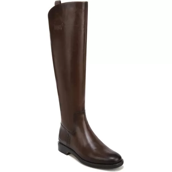 Franco Sarto Womens Meyer Knee High Flat BootsBrown Leather Narrow Calf