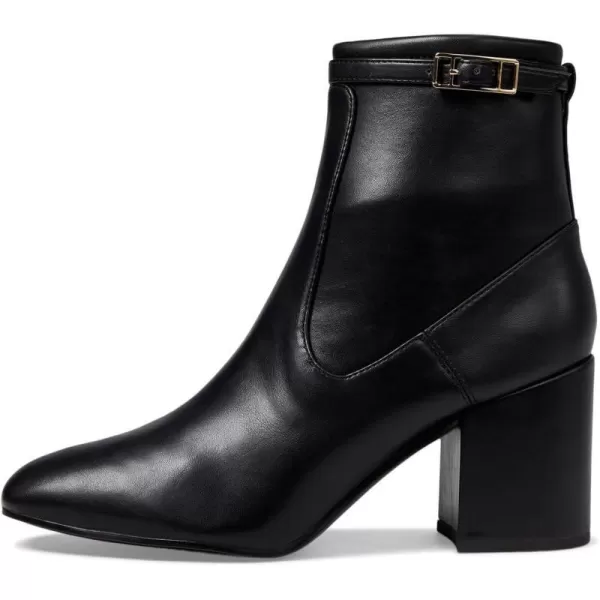 Franco Sarto Womens Tribute Bootie Heeled Ankle BootBlack Smooth