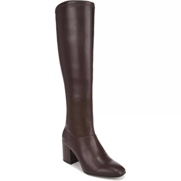 Franco Sarto Womens Tribute Knee High Heeled BootCordovan Brown