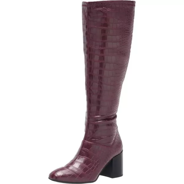 Franco Sarto Womens Tribute Knee High Heeled BootMulberry Wide Calf