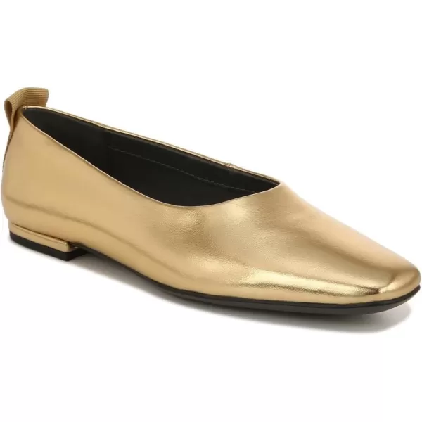 Franco Sarto Womens Vana Slip on Ballet FlatGold Metallic