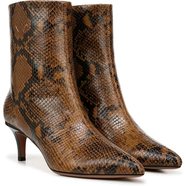 Franco Sarto Womens Classic Ankle BootWoodland Taupe Snake Leather