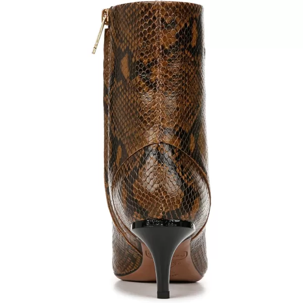 Franco Sarto Womens Classic Ankle BootWoodland Taupe Snake Leather