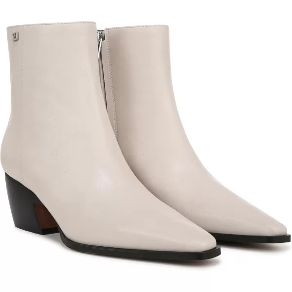 Franco Sarto Womens Western Ankle BootChalk White Leather