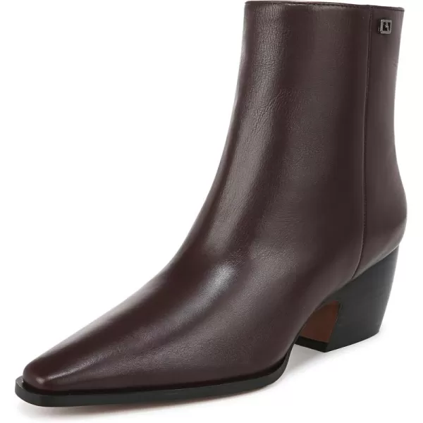 Franco Sarto Womens Western Ankle BootCastagno Brown Leather