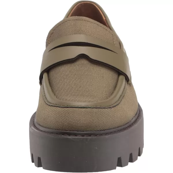 Franco Sarto Womens Balin Lug Sole Penny LoaferKhaki