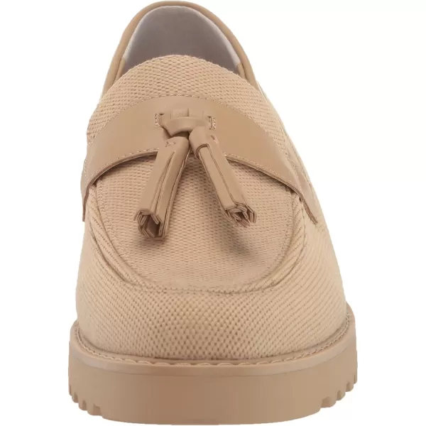 Franco Sarto Womens Carolynn Tassel LoaferBeige Canvas