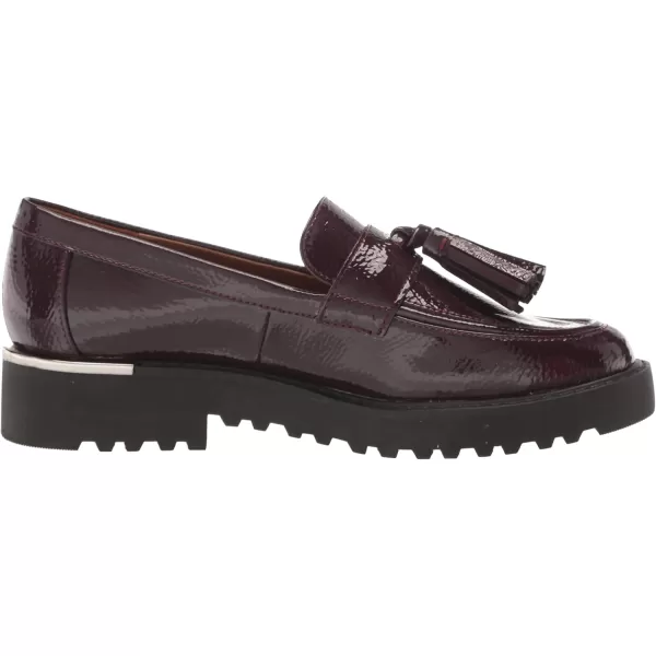 Franco Sarto Womens Carolynn Tassel LoaferBurgundy Patent