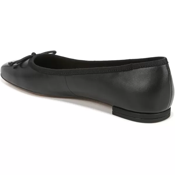 Franco Sarto Womens Classic Ballet FlatBlack Leather