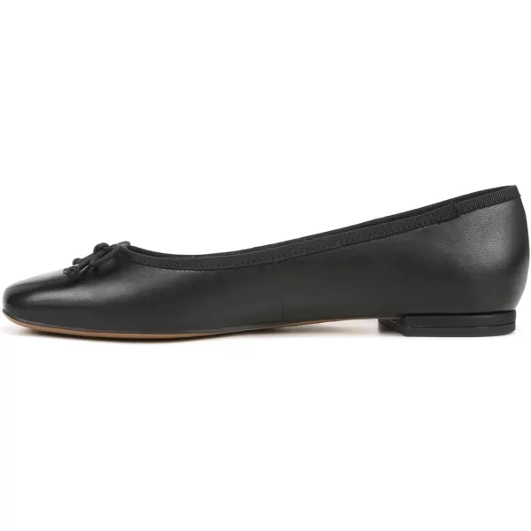 Franco Sarto Womens Classic Ballet FlatBlack Leather