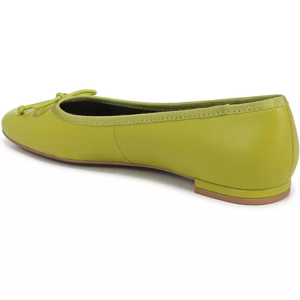 Franco Sarto Womens Classic Ballet FlatGreen Apple Leather