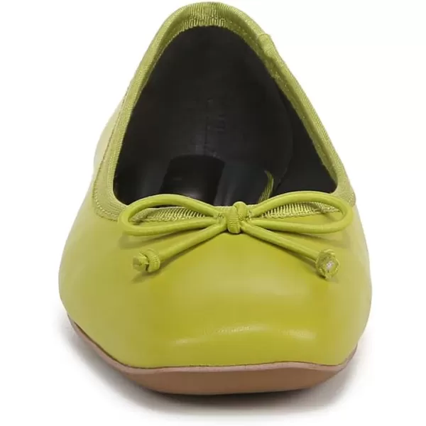 Franco Sarto Womens Classic Ballet FlatGreen Apple Leather