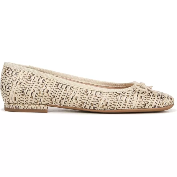 Franco Sarto Womens Classic Ballet FlatMulti Beige Fabric