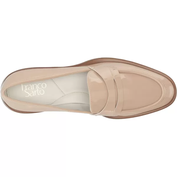 Franco Sarto Womens Edith LoaferBeige Patent