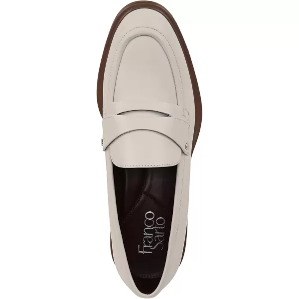 Franco Sarto Womens Edith LoaferChalk White Leather