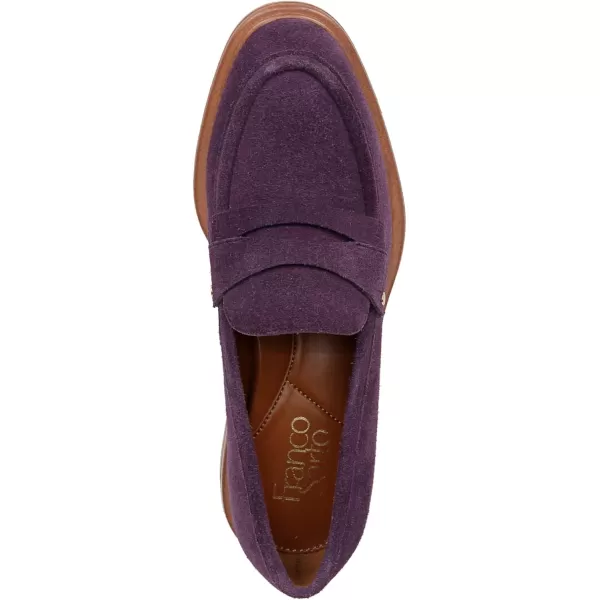 Franco Sarto Womens Edith LoaferPlum Purple Suede