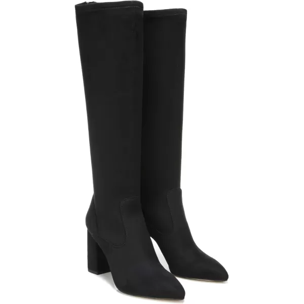 Franco Sarto Womens Katherine Knee High BootBlack Stretch Suede