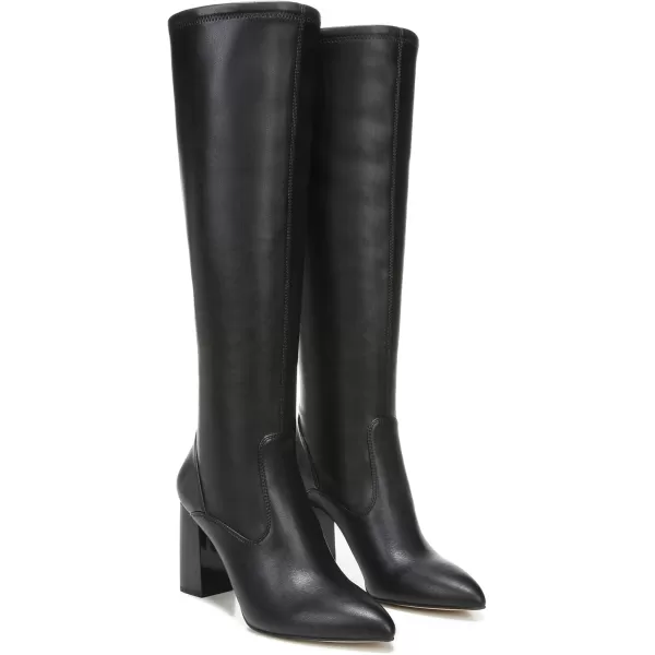 Franco Sarto Womens Katherine Knee High BootBlack Stretch Wide Calf