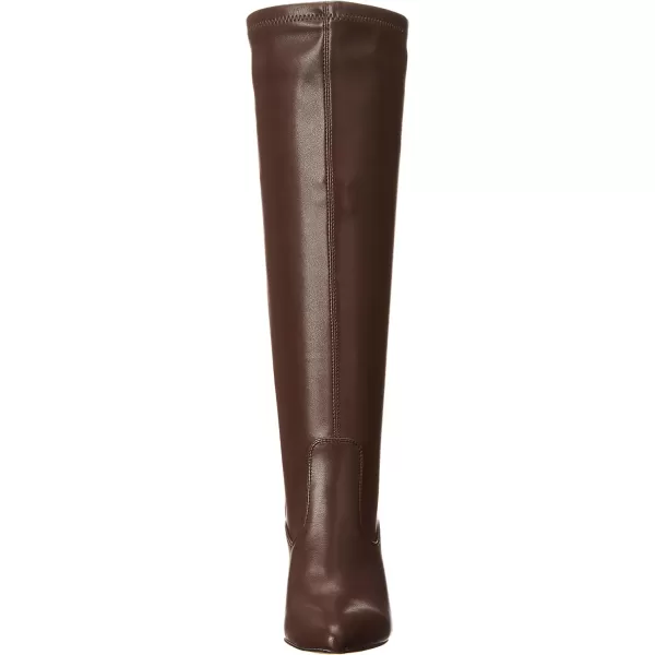 Franco Sarto Womens Katherine Knee High BootDark Brown Faux Leather